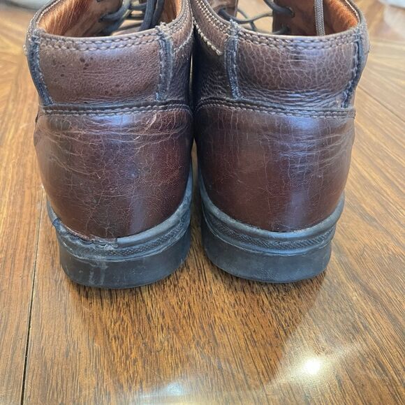 Footprints by Birkenstock EU Size 42 Women’s Brown Leather Lace up Ankle Boots - Picture 3 of 10